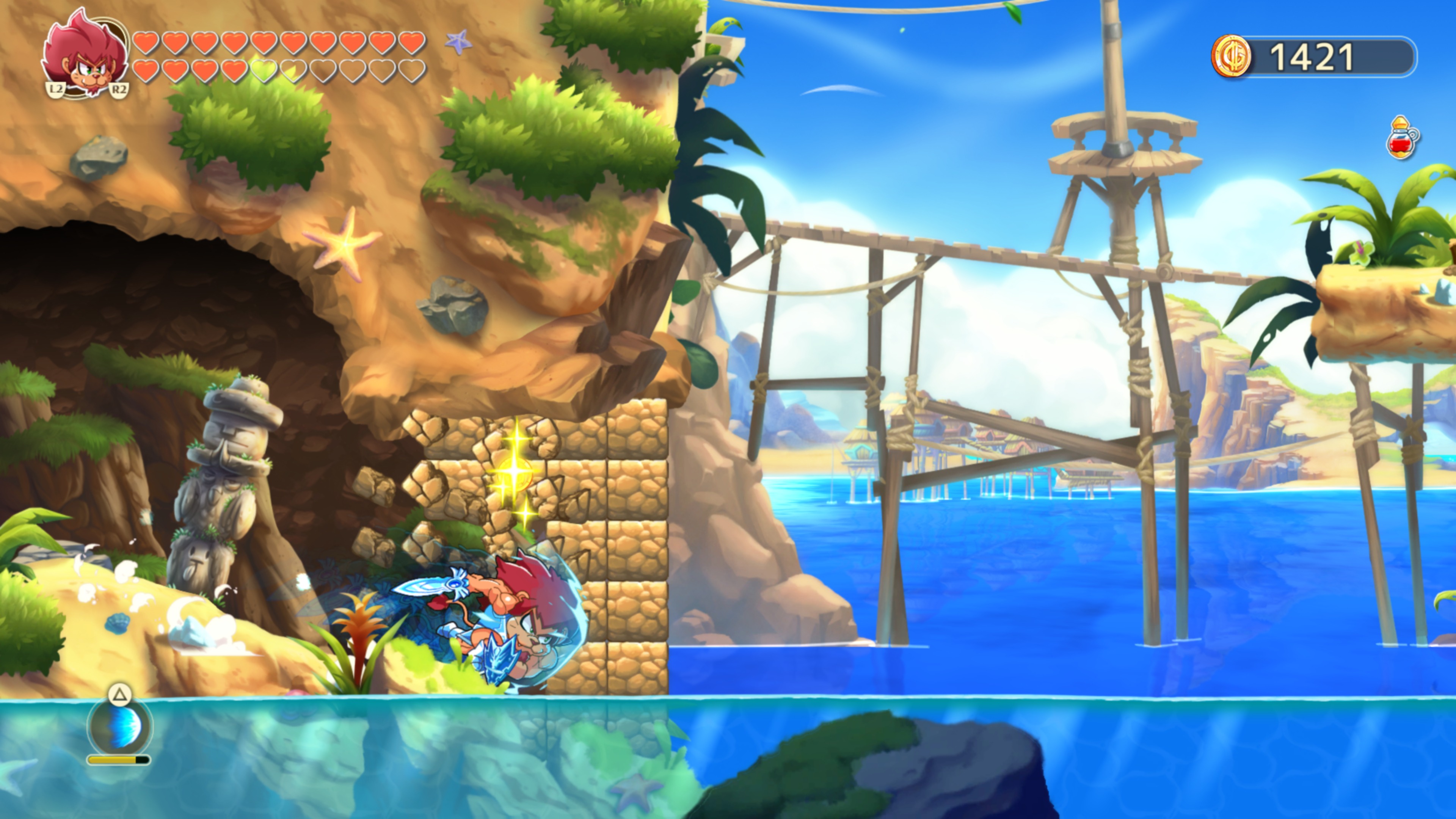 Monster boy and the cursed kingdom карта