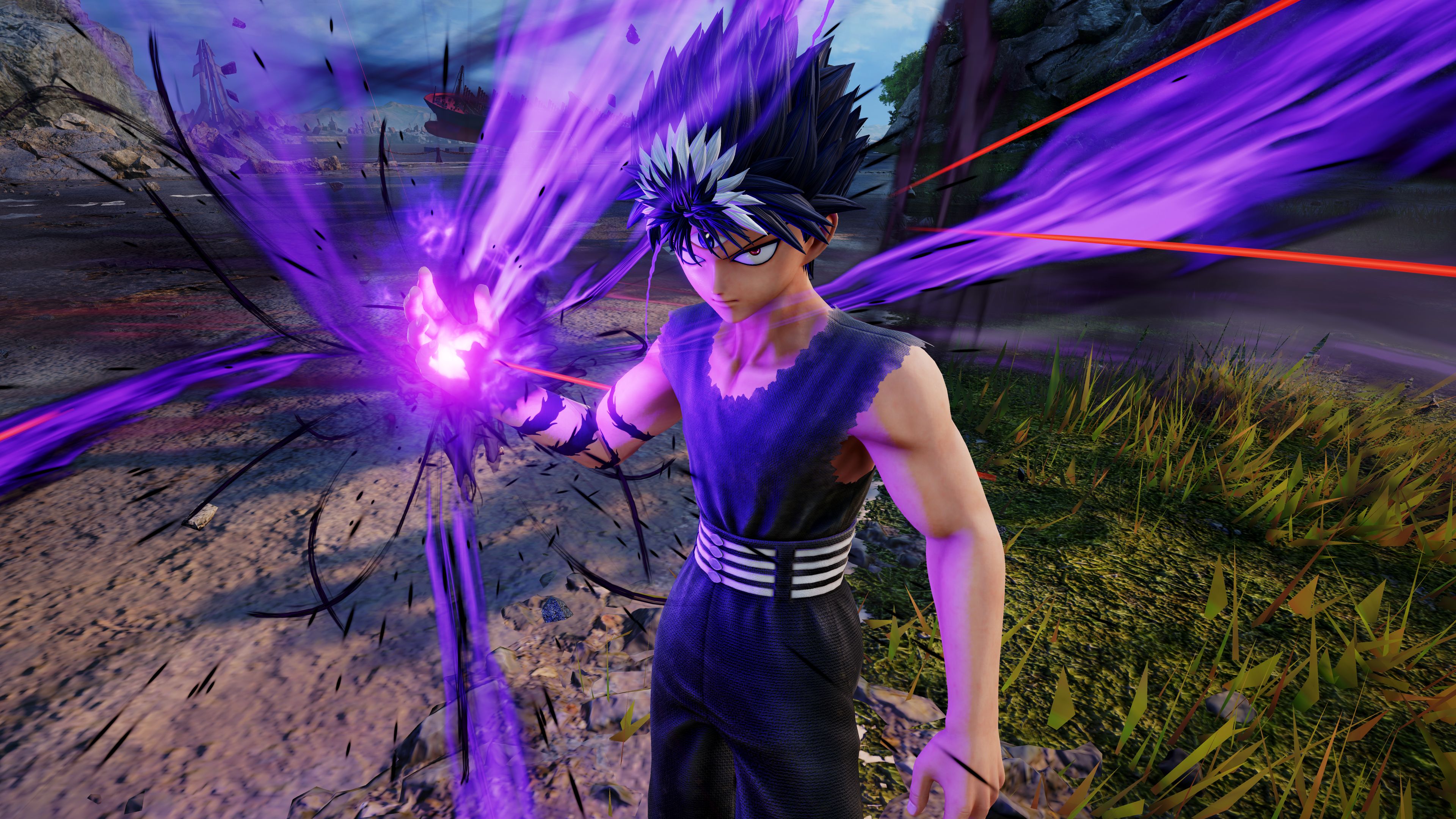 Сила героев играть. Jump Force. Jump Force Hiei. Jump Force Наруто.