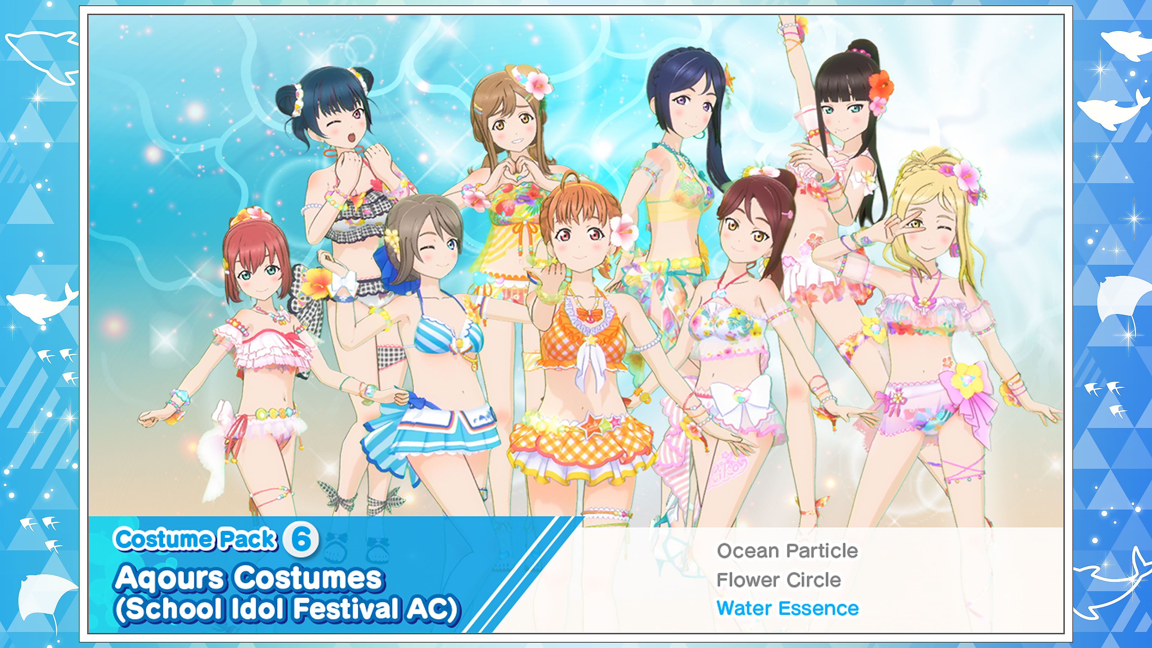 Love Live Sunshine Costume Pack 6 Aqours Costumes School Idol Festival Ac On Ps4 Price History Screenshots Discounts Usa