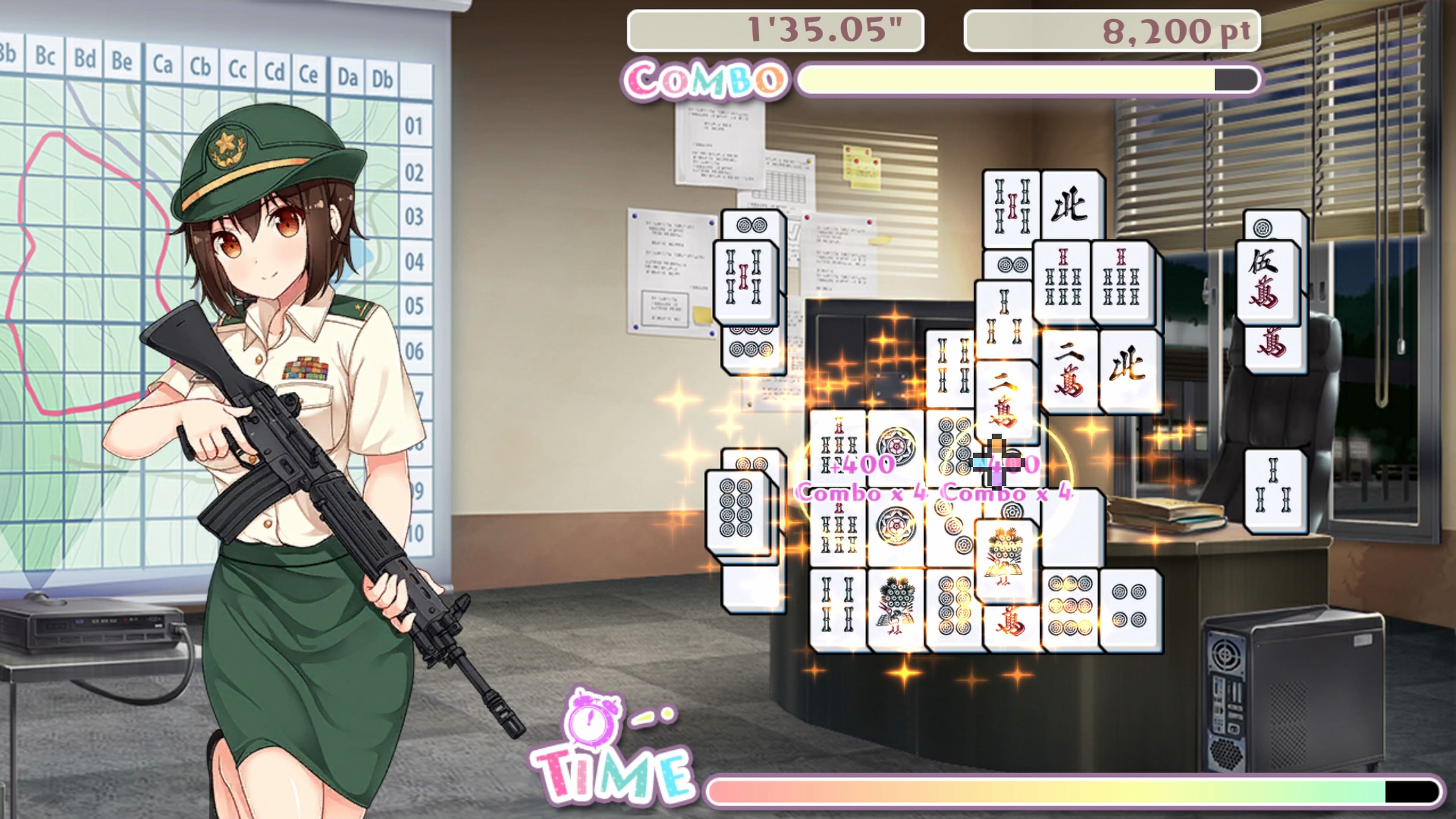 Скриншот №8 к Bishoujo Battle Mahjong Solitaire PS4 and PS5