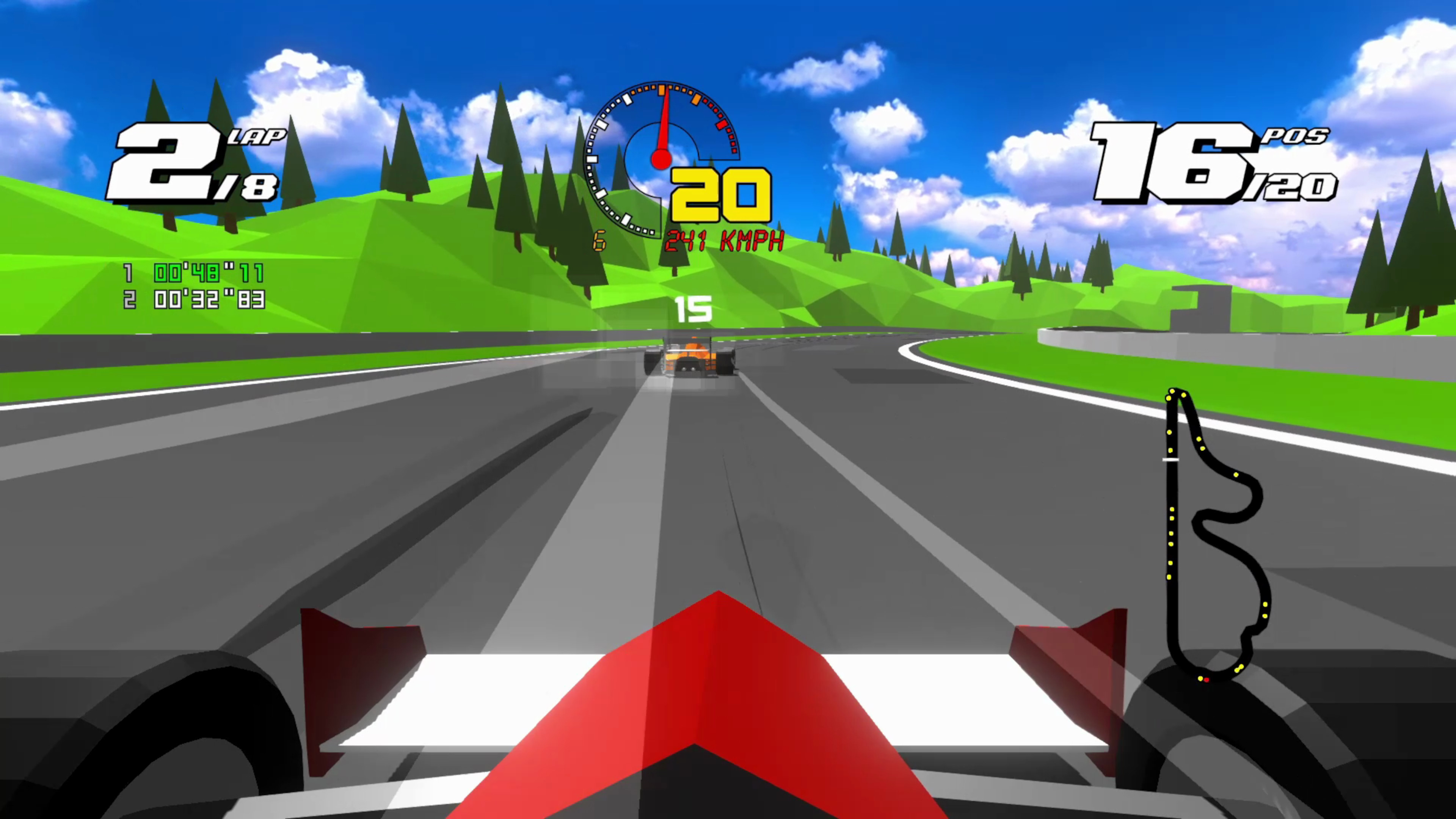 Скриншот №4 к Formula Retro Racing
