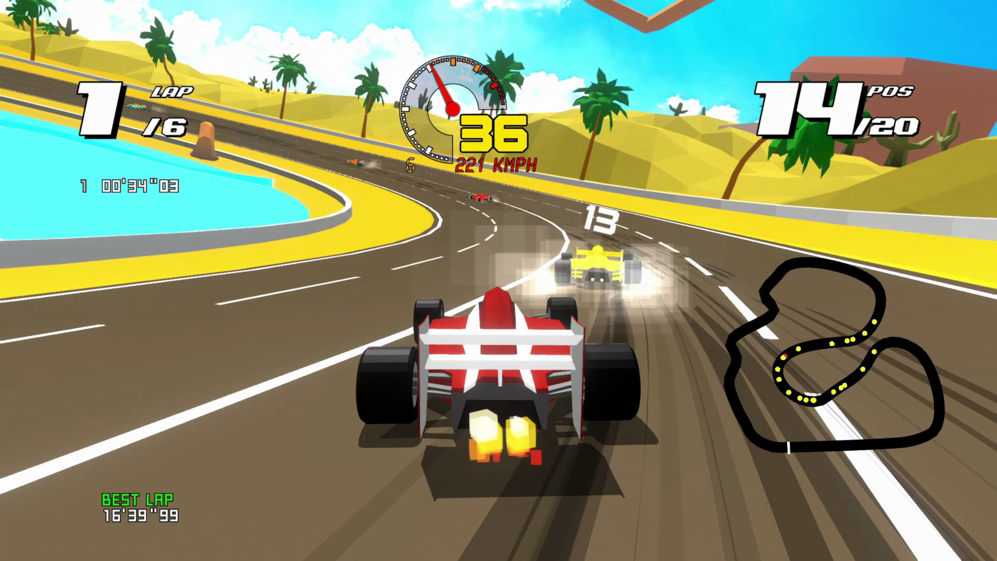 Скриншот №3 к Formula Retro Racing