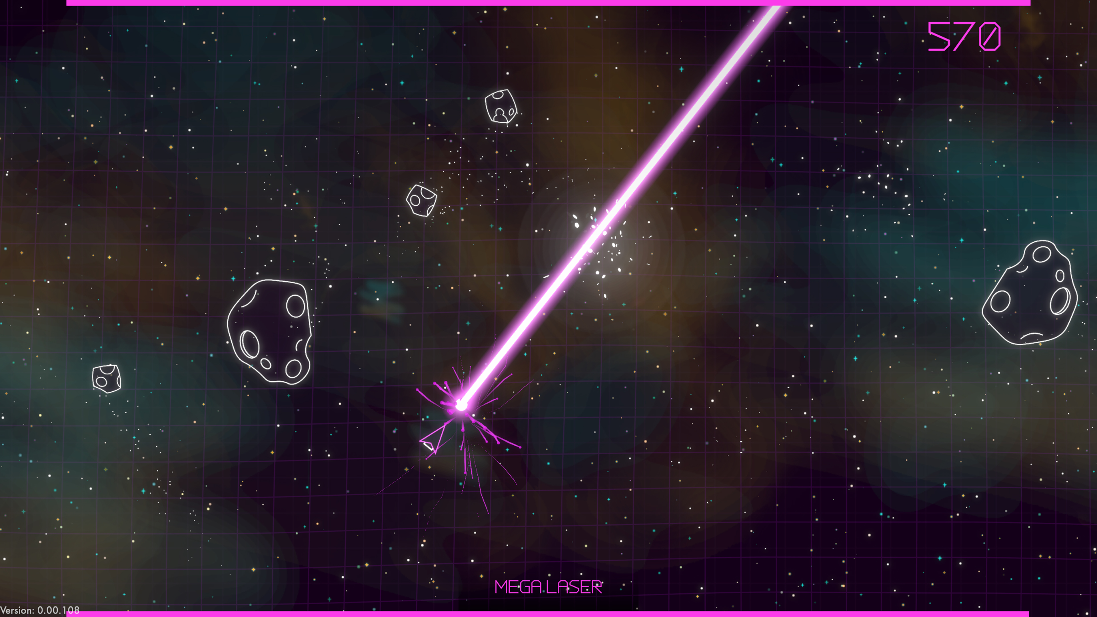 Скриншот №2 к Asteroids Recharged