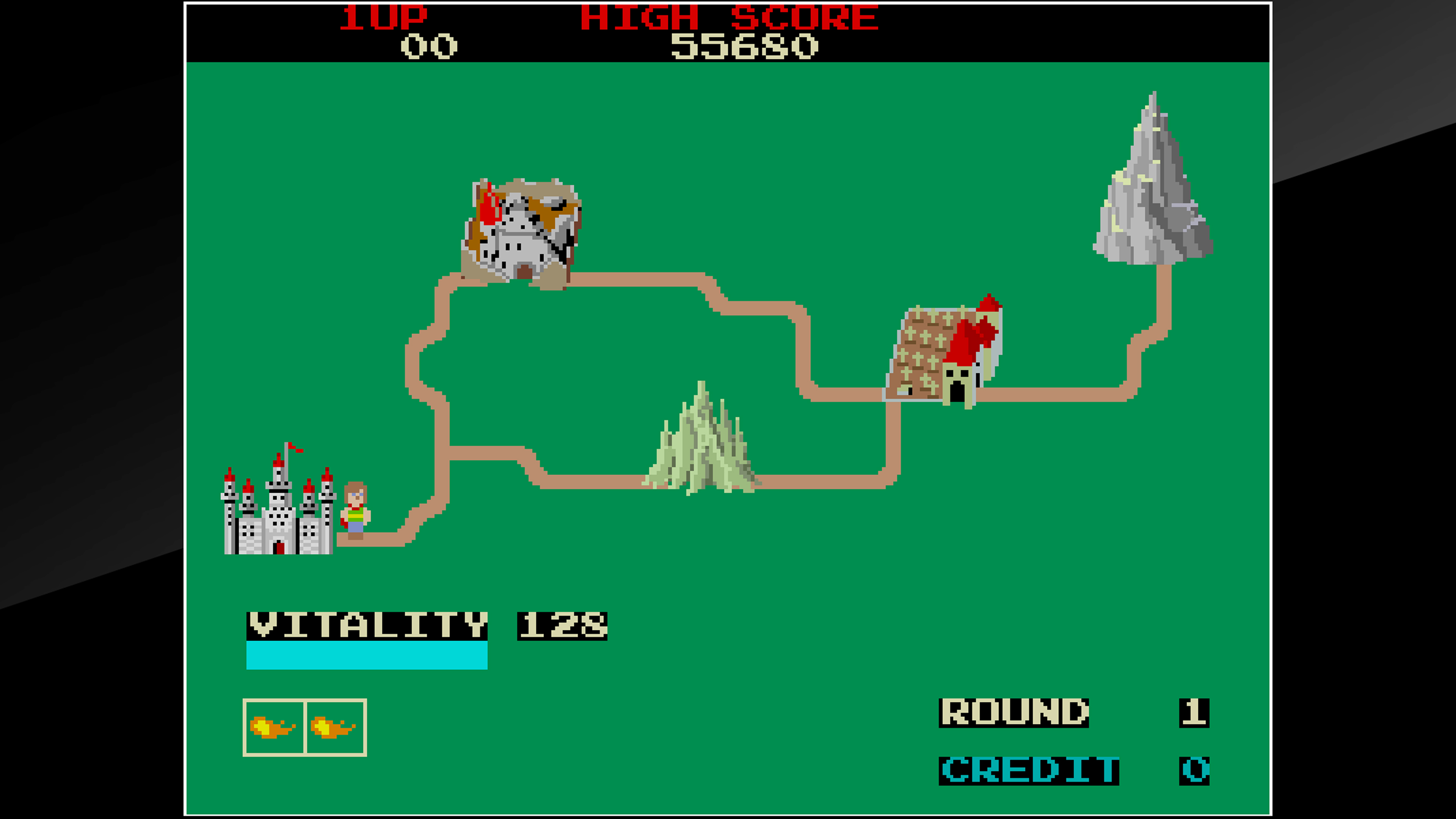 Скриншот №1 к Arcade Archives DRAGON BUSTER