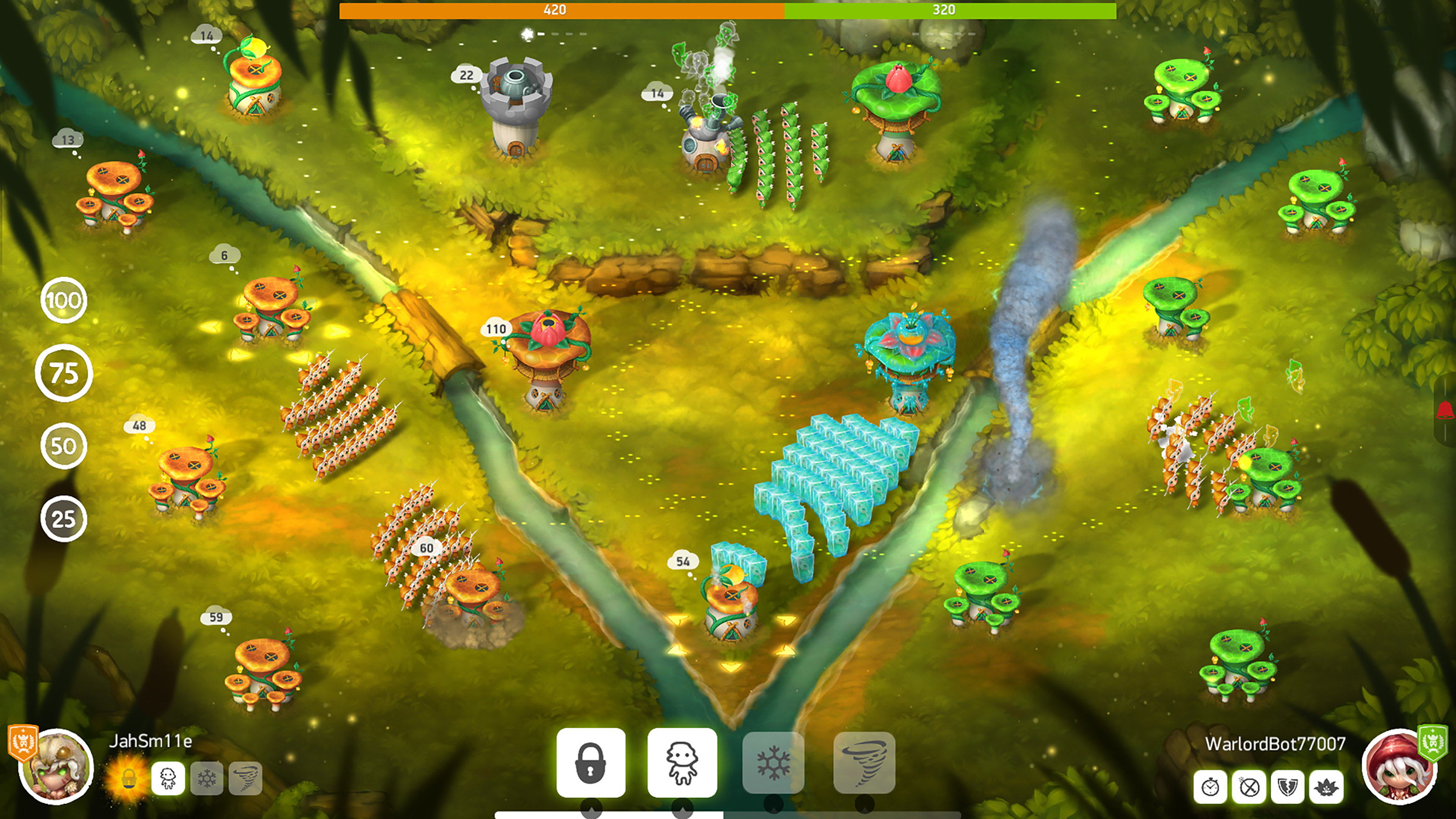 Скриншот №1 к Mushroom Wars 2