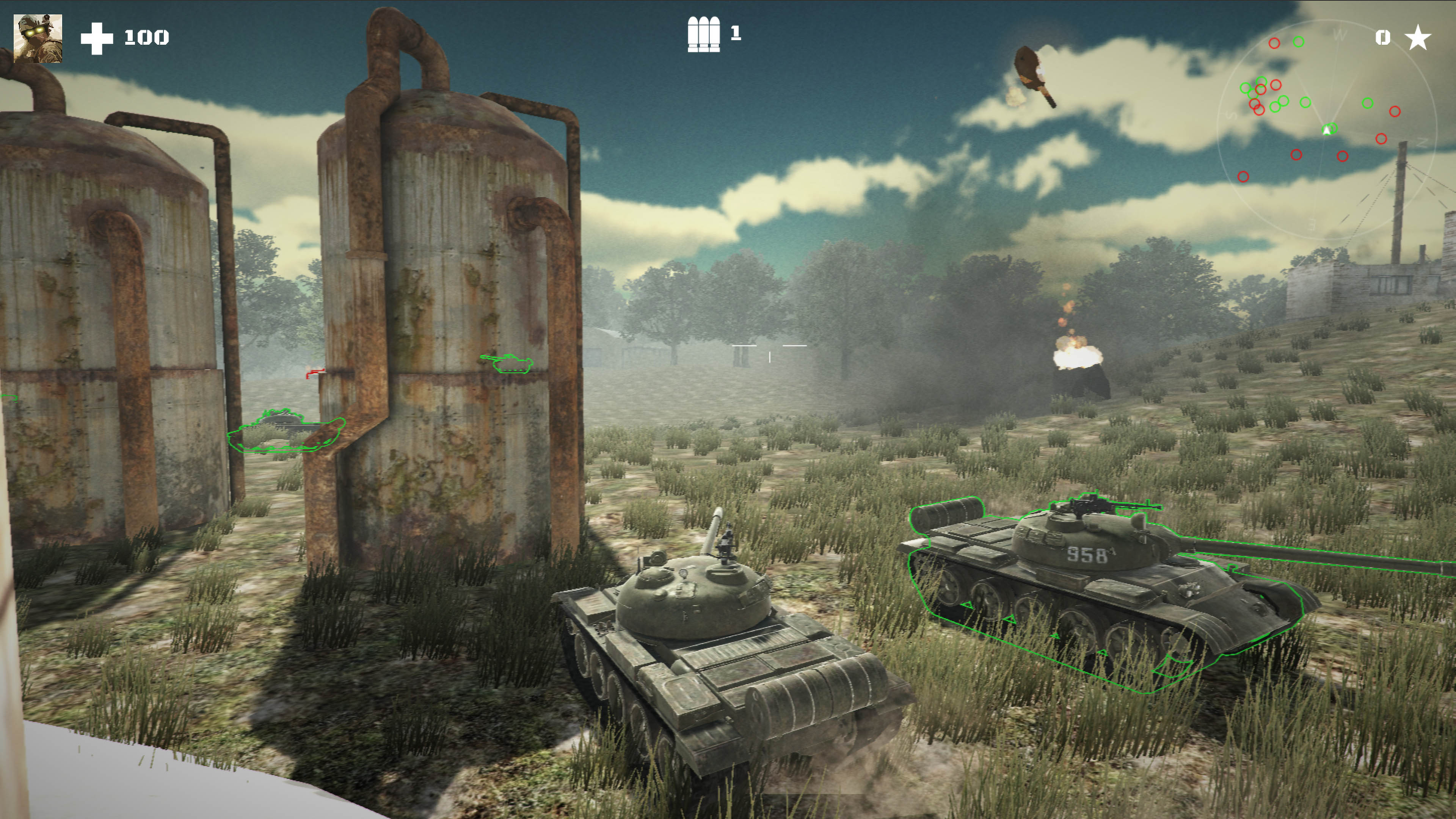 Скриншот №1 к Tanks vs Tanks PvP