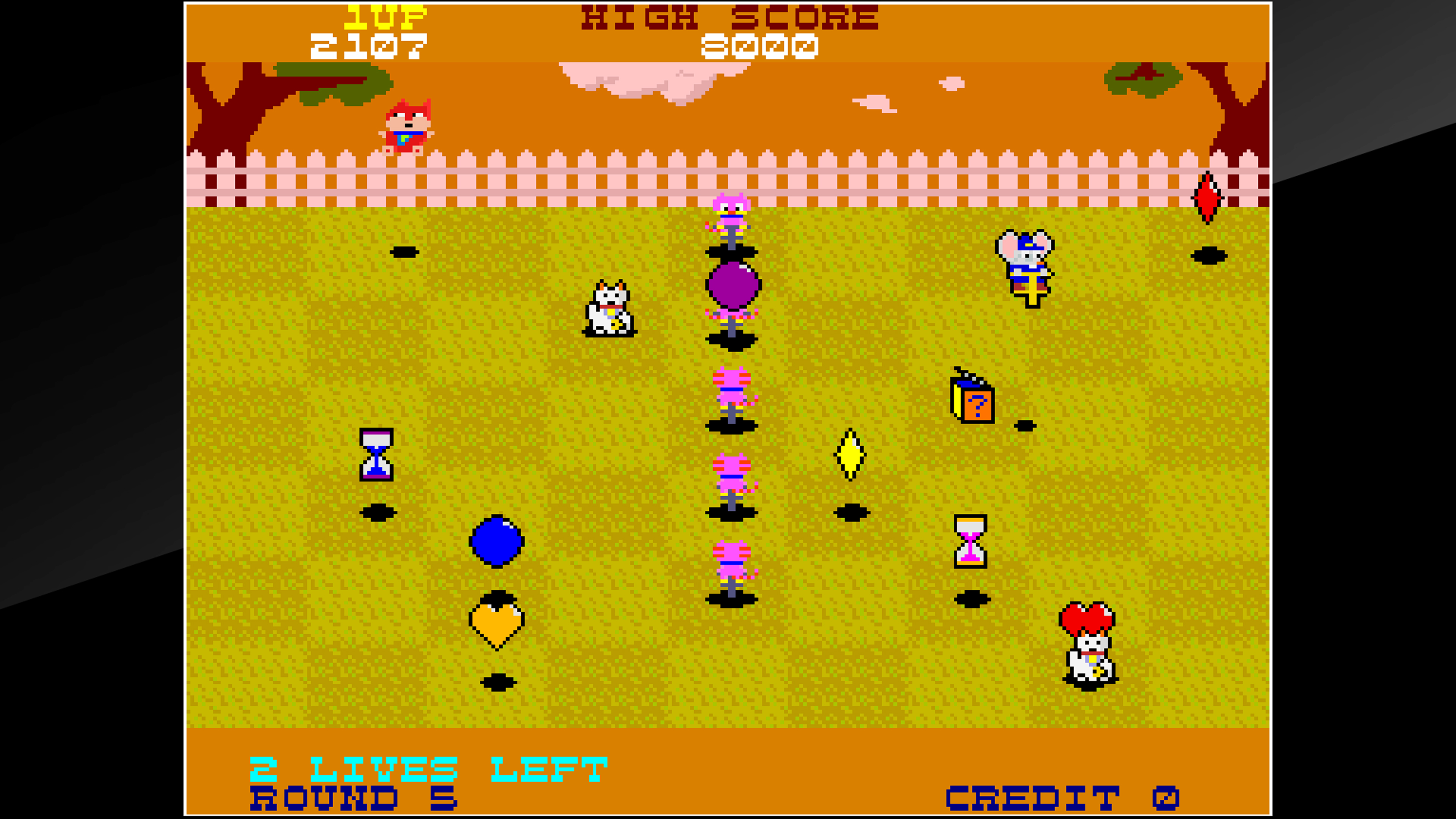 Скриншот №5 к Arcade Archives HOPPING MAPPY