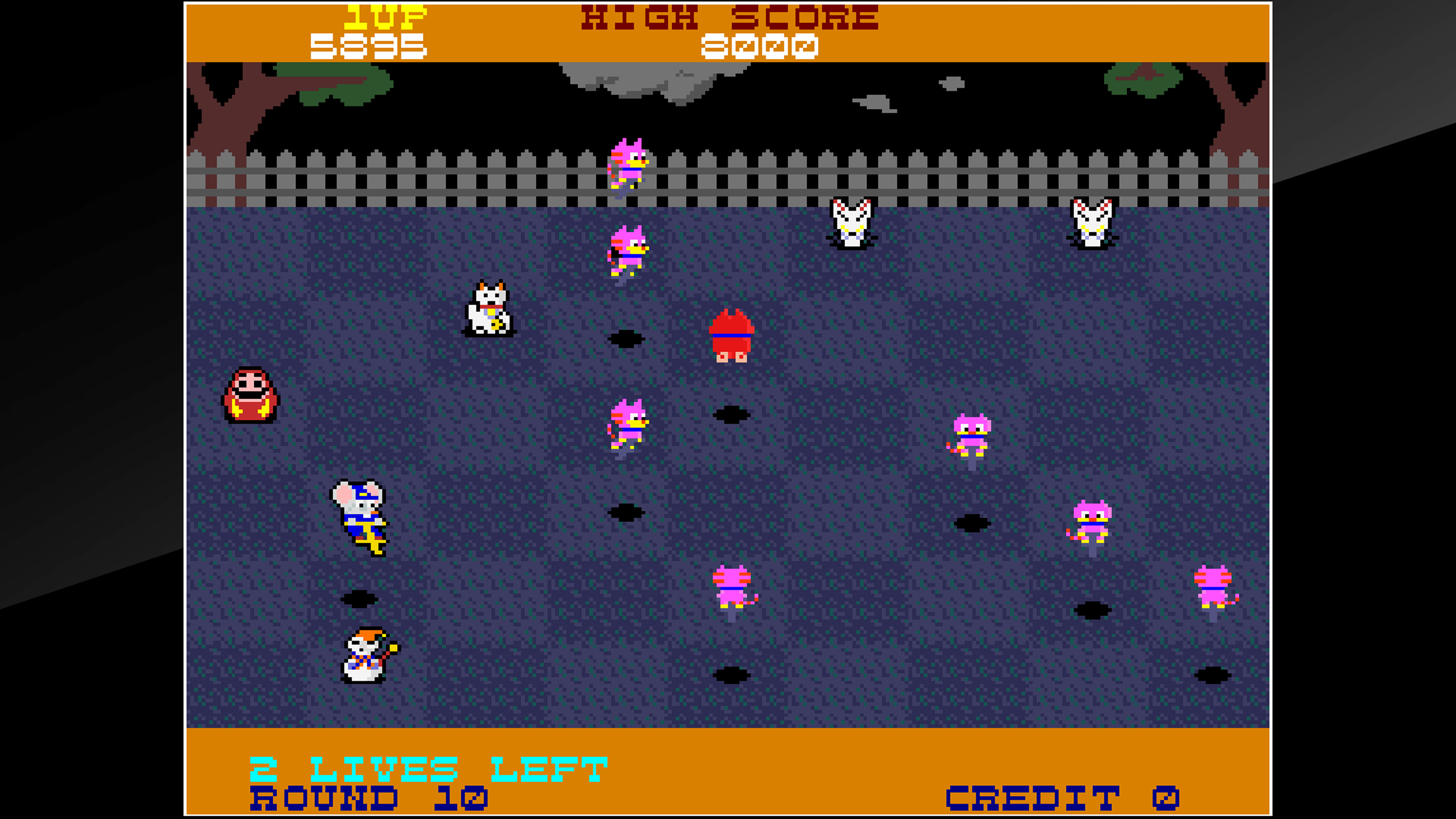 Скриншот №8 к Arcade Archives HOPPING MAPPY