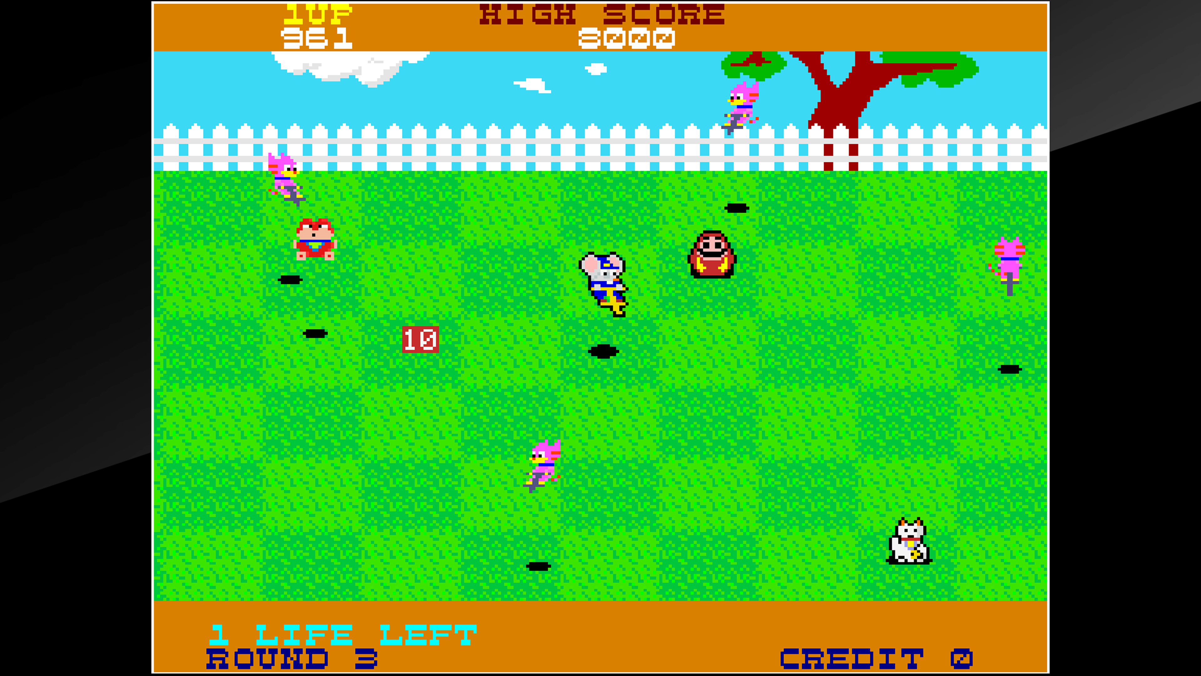 Скриншот №4 к Arcade Archives HOPPING MAPPY