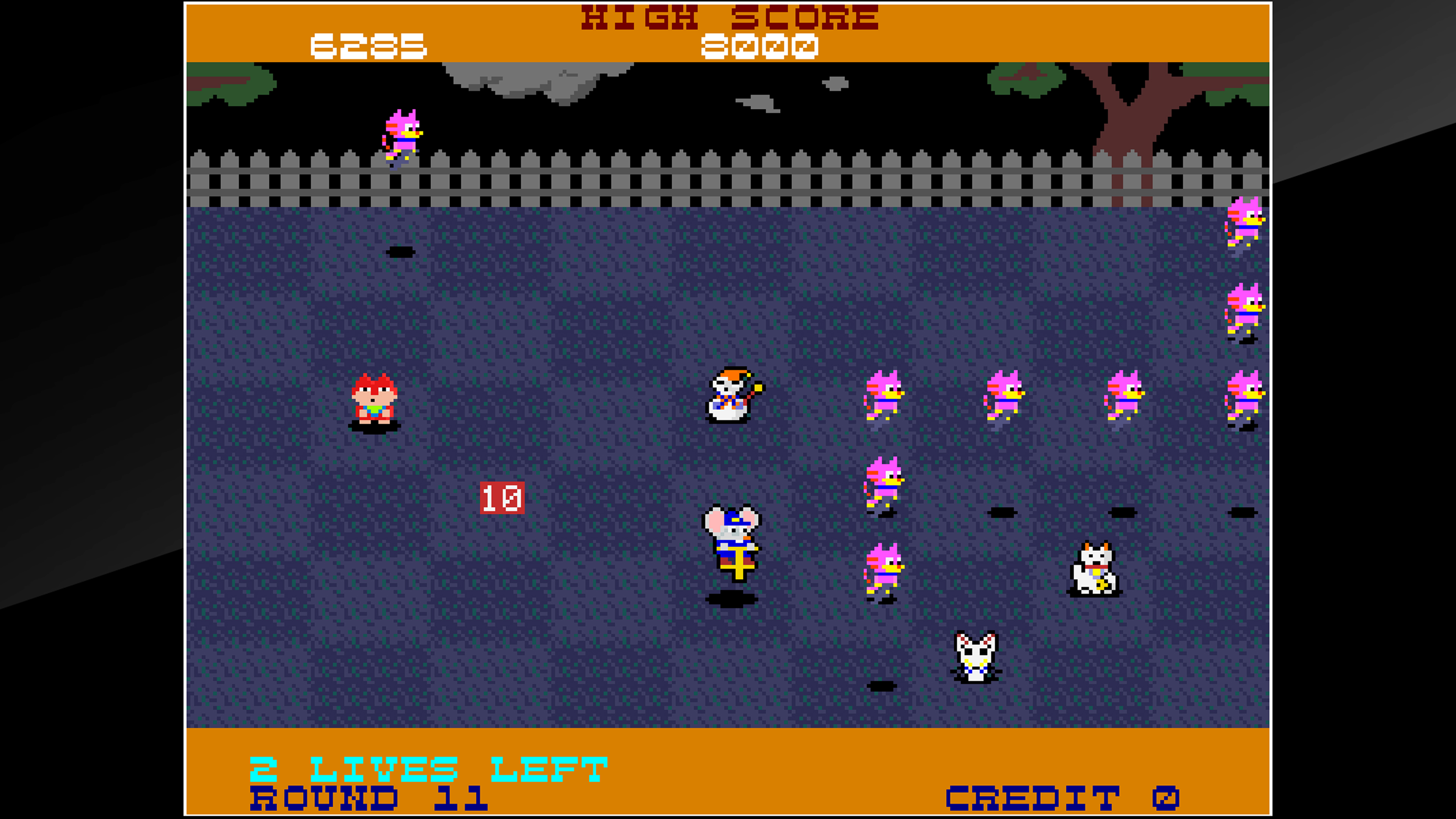 Скриншот №9 к Arcade Archives HOPPING MAPPY