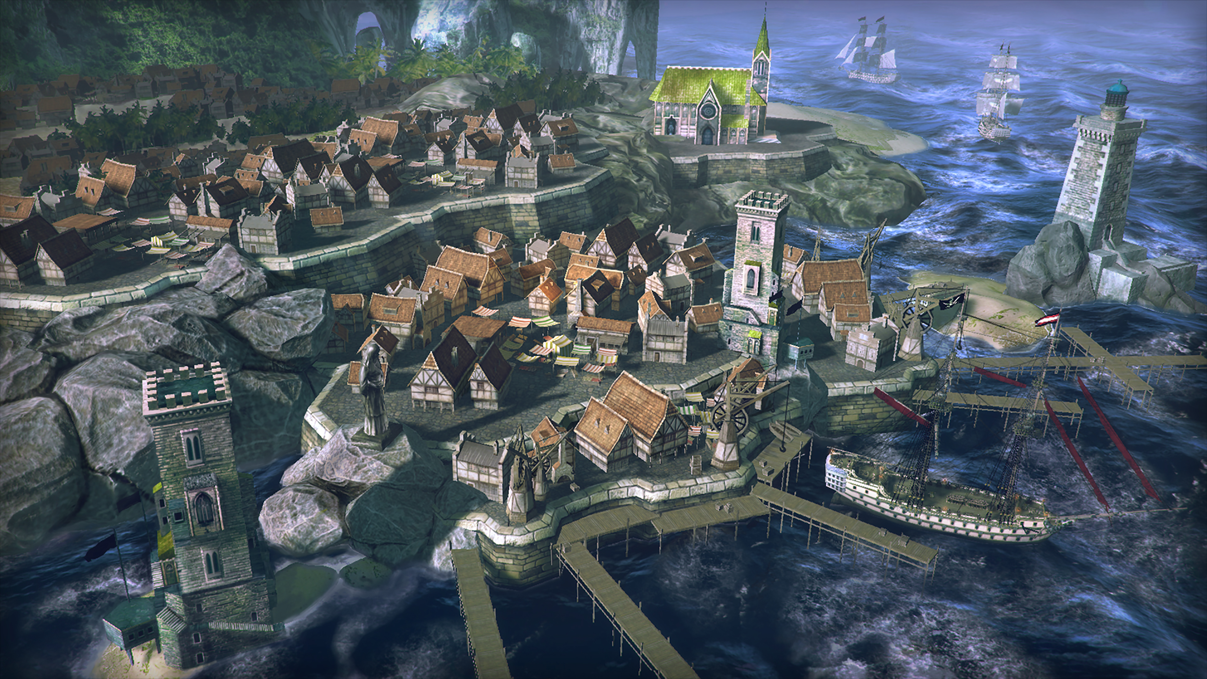 Скриншот №2 к Under the Jolly Roger - Pirate City