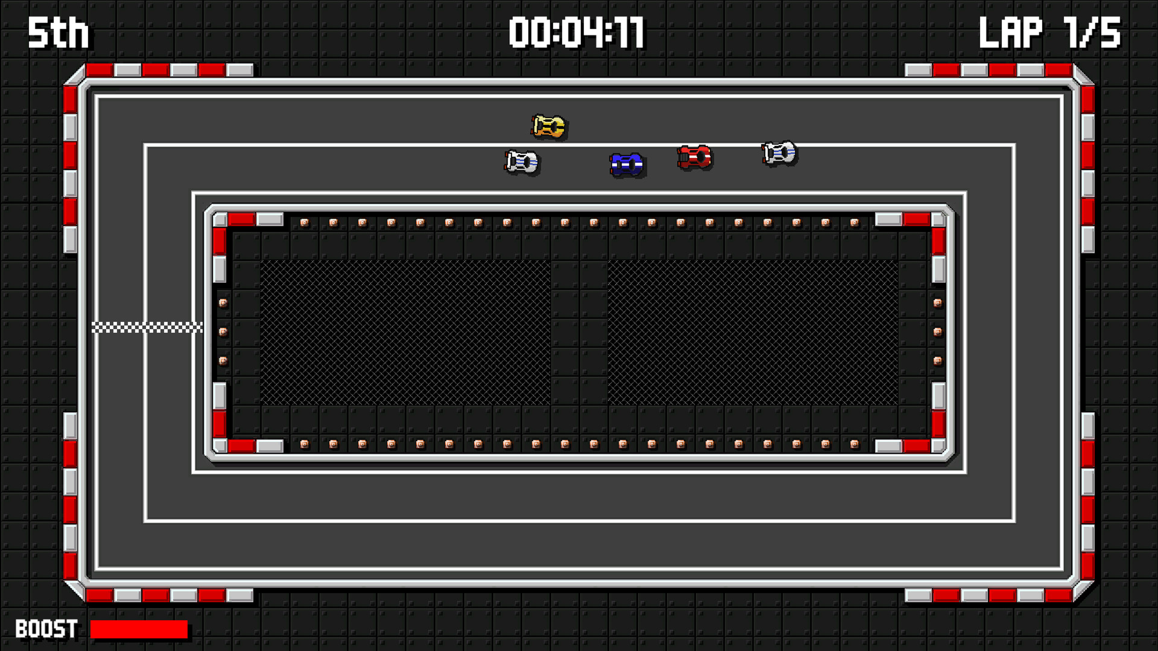 Скриншот №1 к Retro Pixel Racers