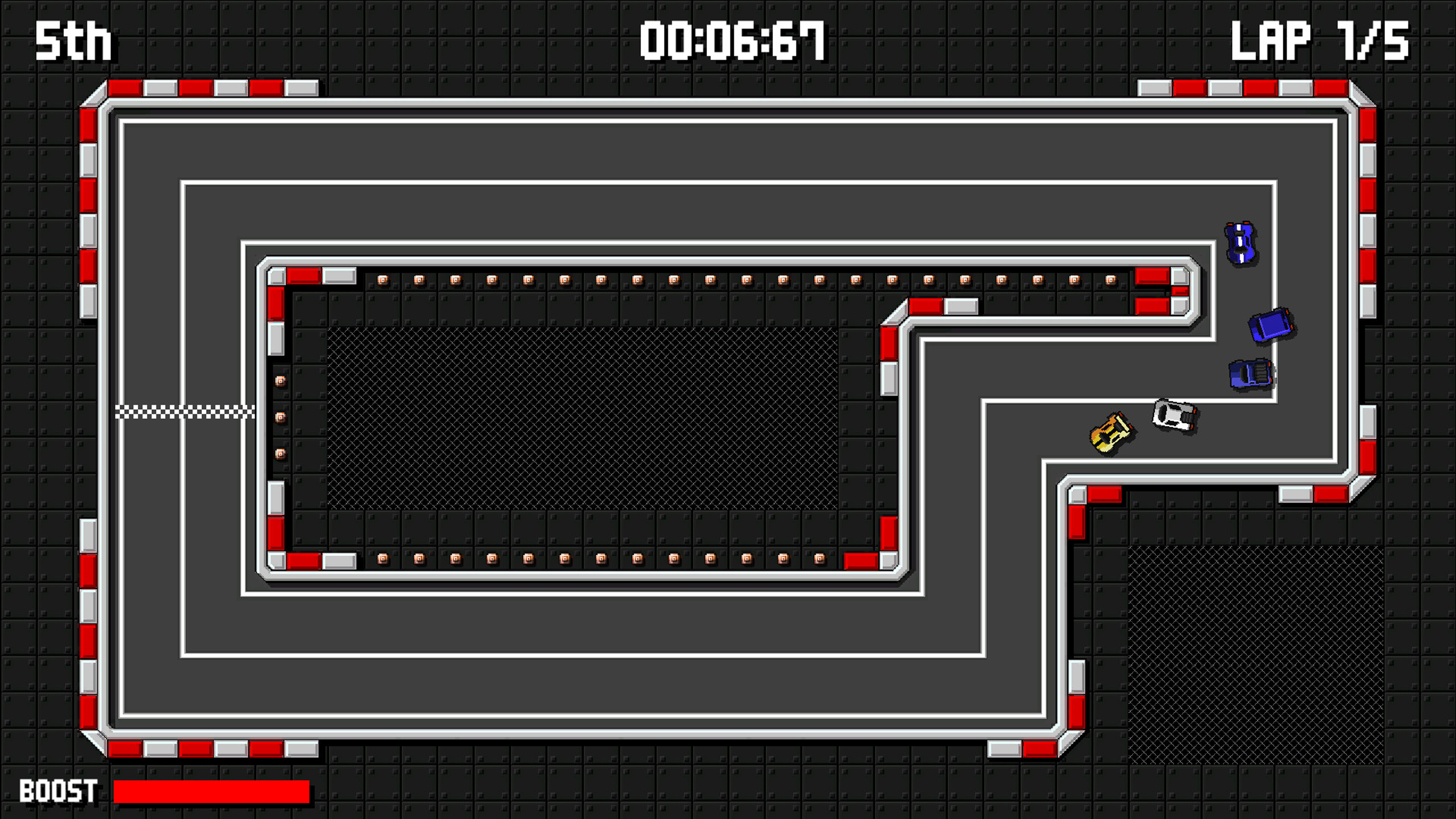 Скриншот №3 к Retro Pixel Racers