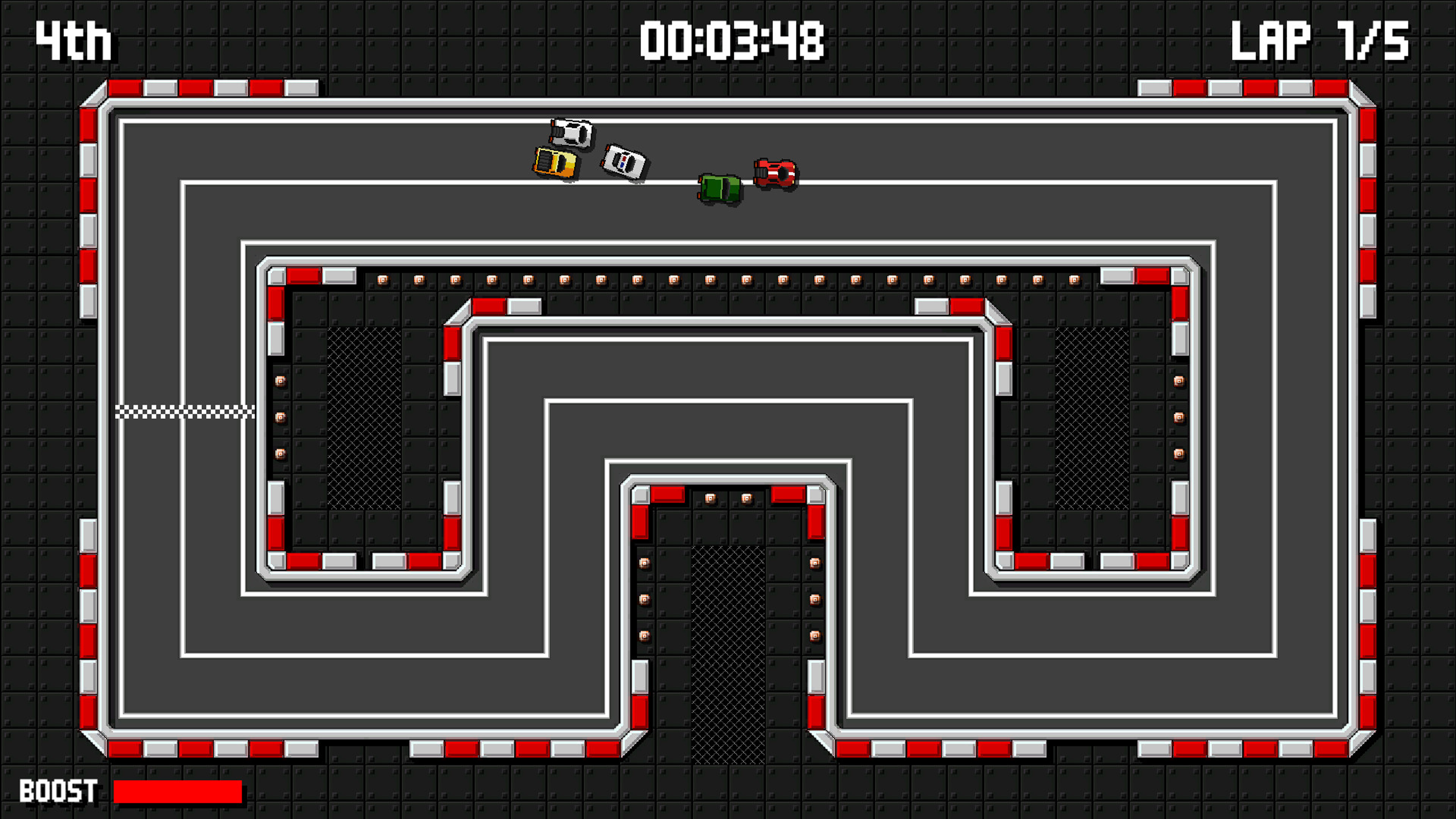 Скриншот №6 к Retro Pixel Racers
