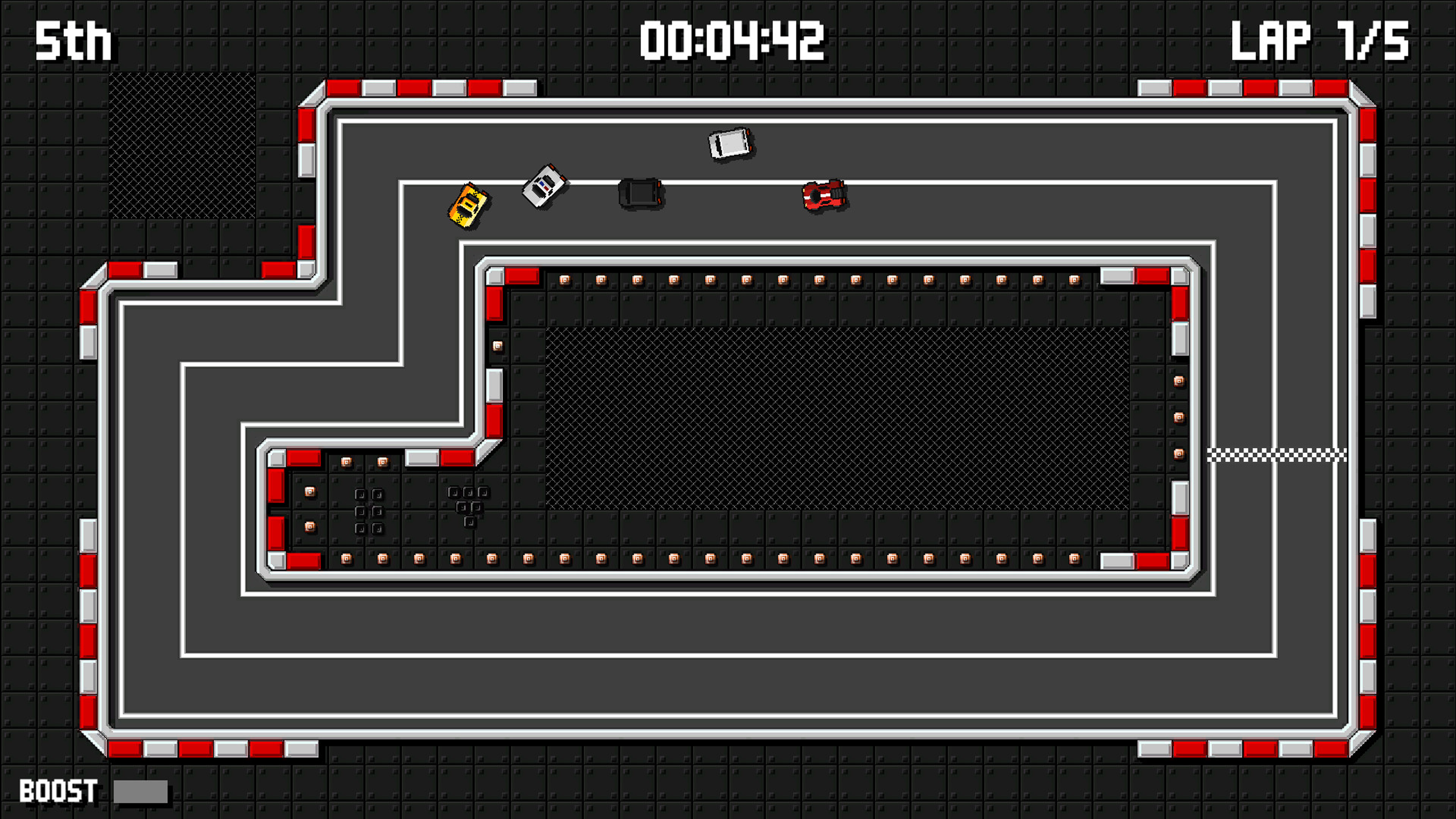 Скриншот №2 к Retro Pixel Racers