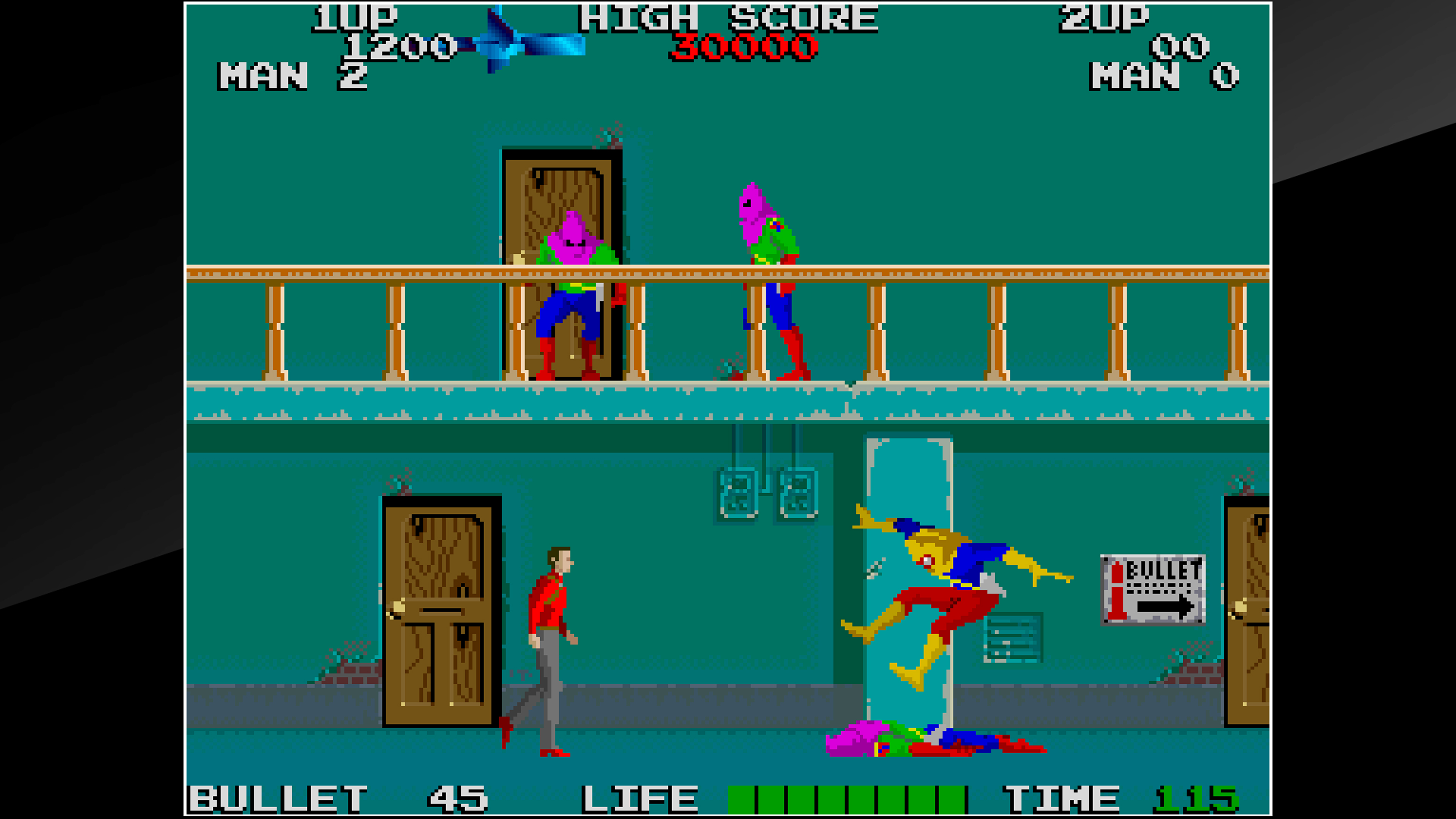 Скриншот №1 к Arcade Archives ROLLING THUNDER