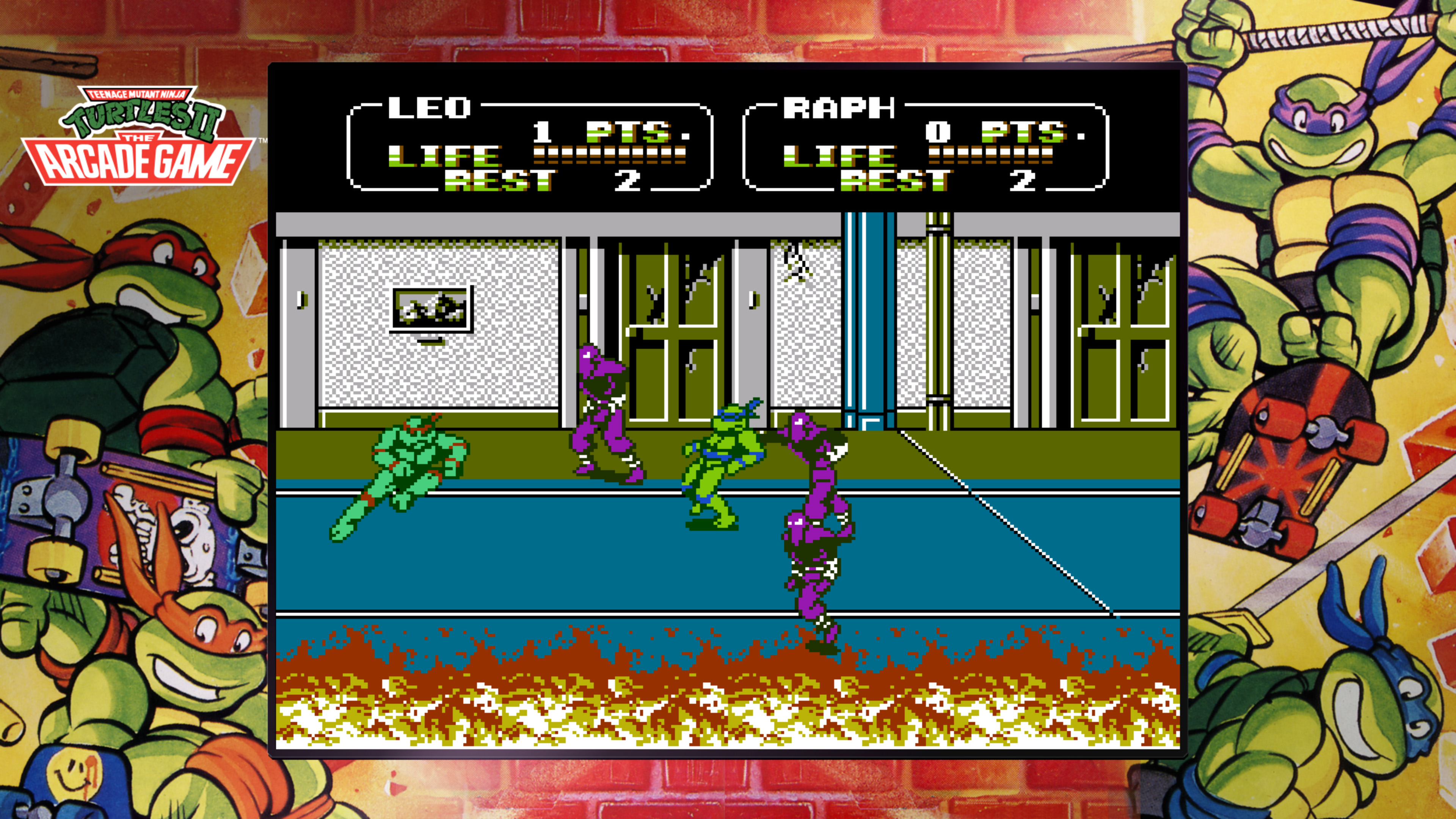 Скриншот №1 к Teenage Mutant Ninja Turtles The Cowabunga Collection PS4 and PS5