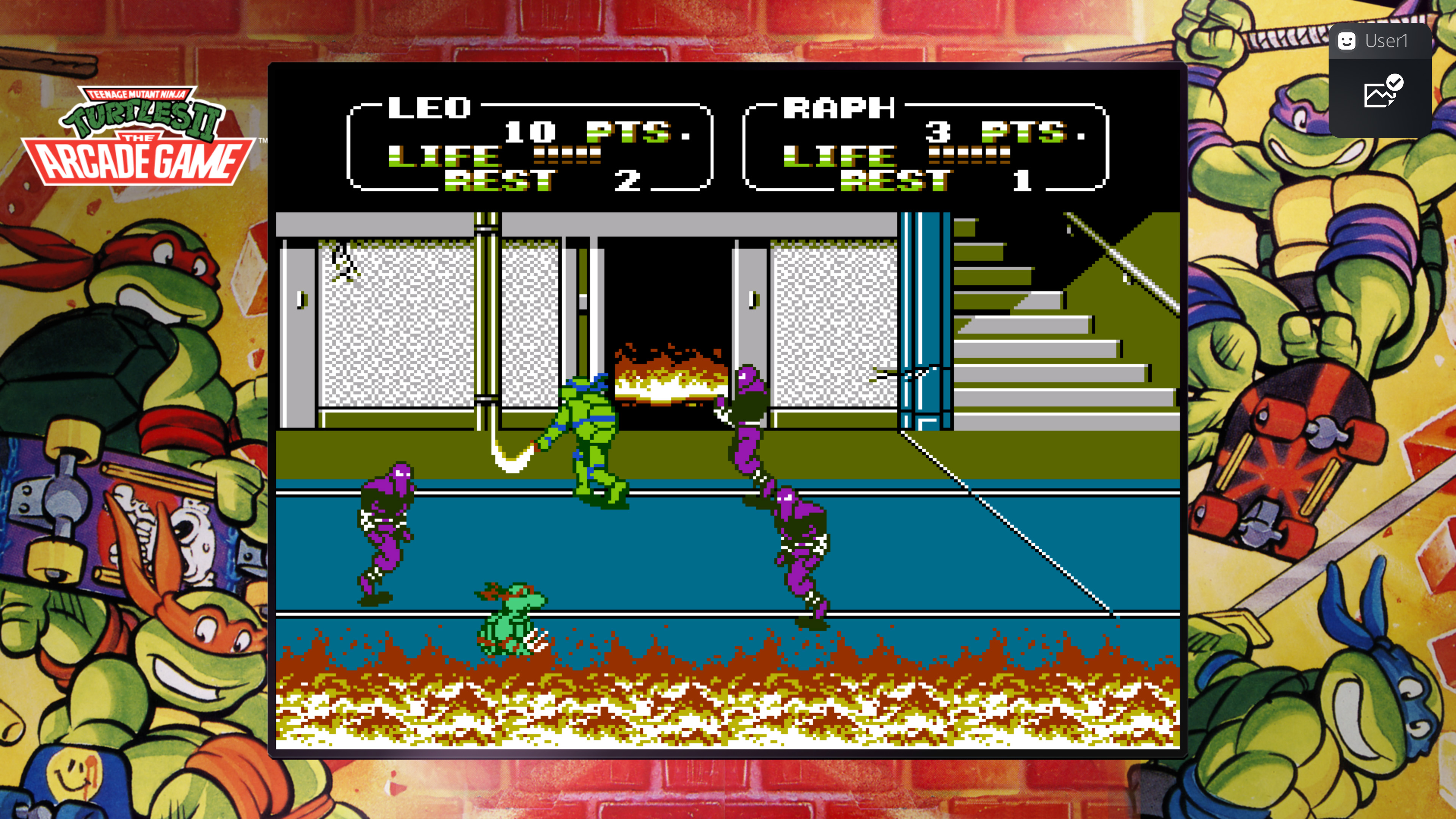 Скриншот №2 к Teenage Mutant Ninja Turtles The Cowabunga Collection PS4 and PS5