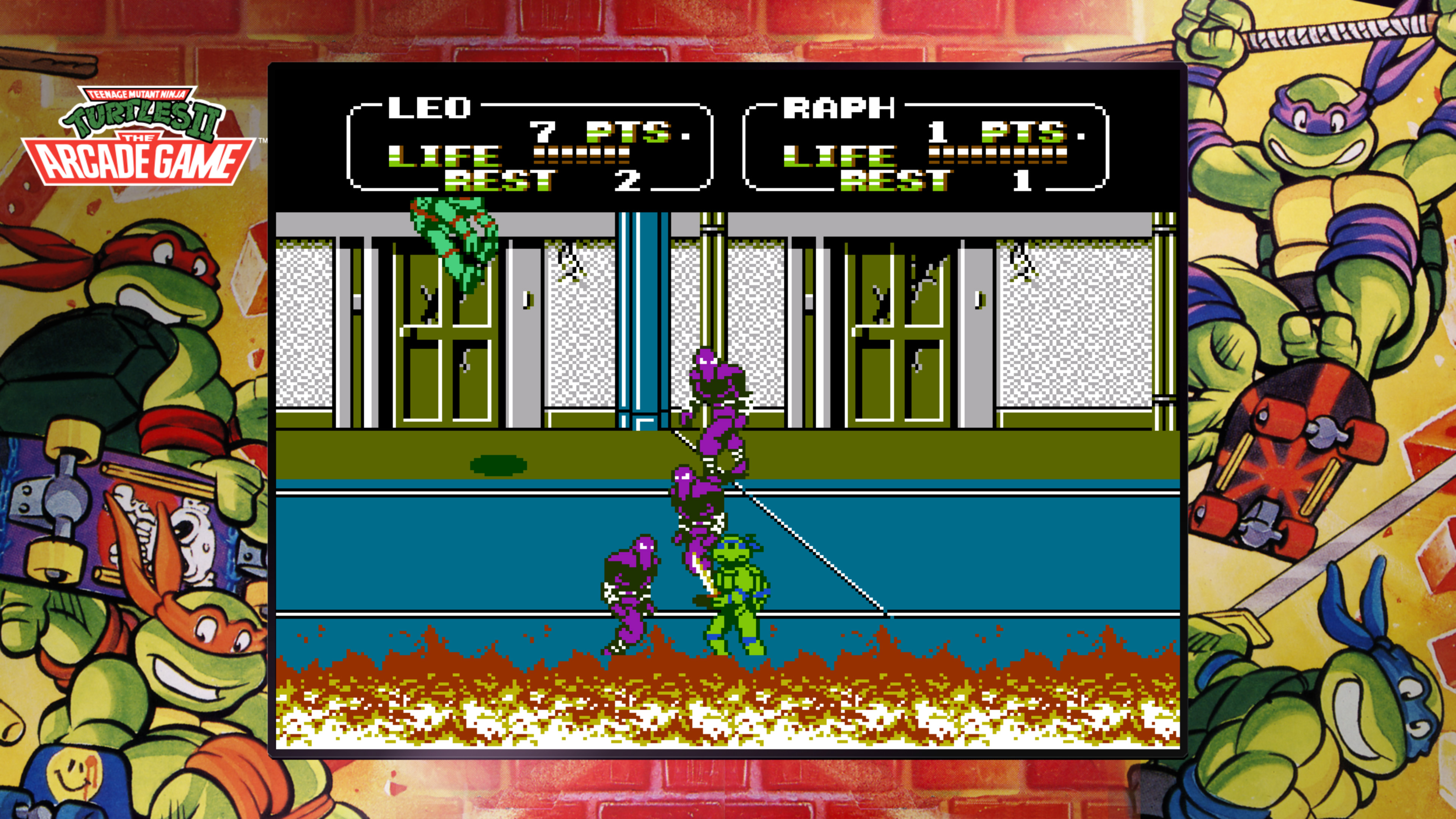 Скриншот №3 к Teenage Mutant Ninja Turtles The Cowabunga Collection PS4 and PS5