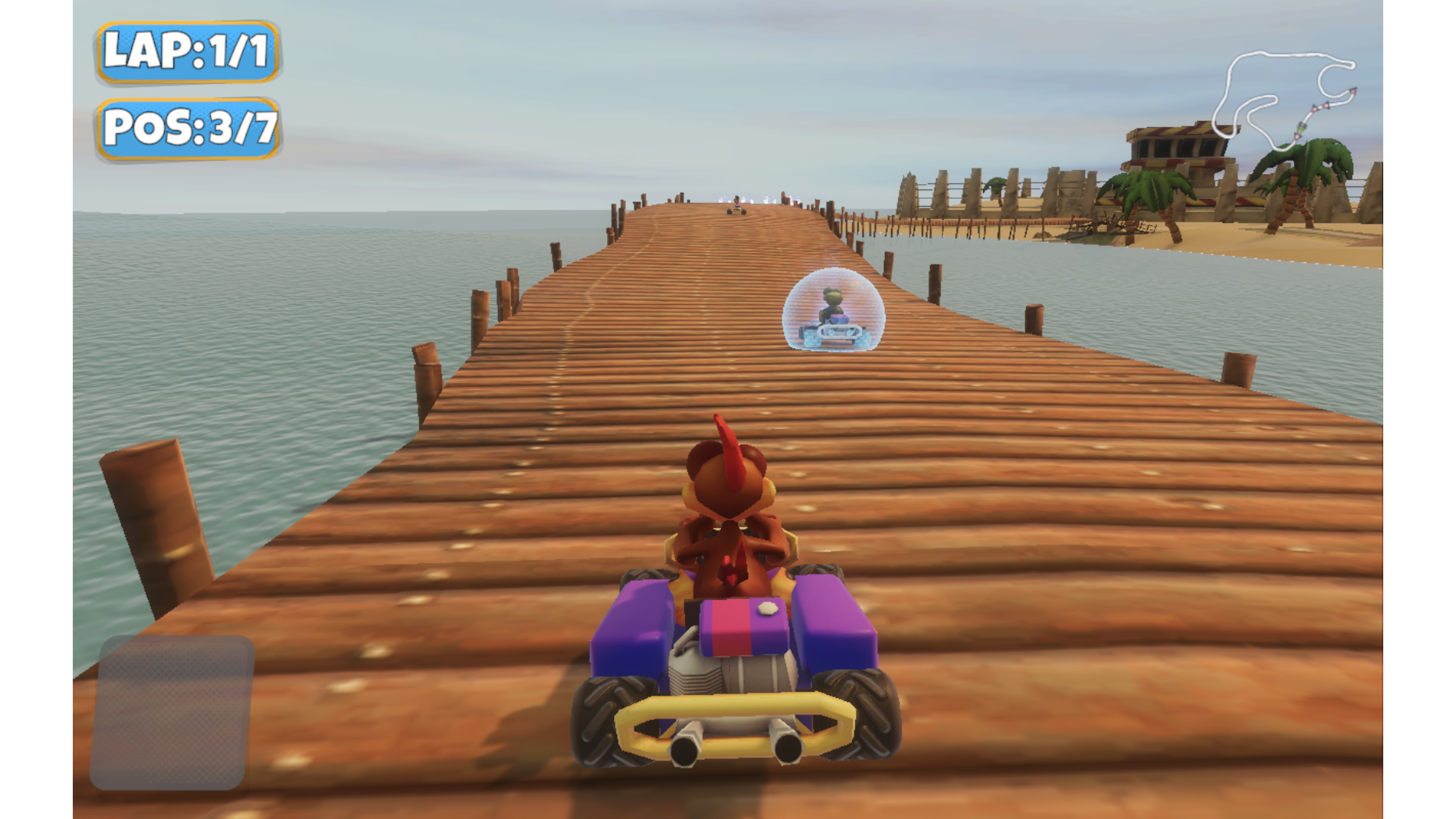 Скриншот №9 к Crazy Chicken Kart 2