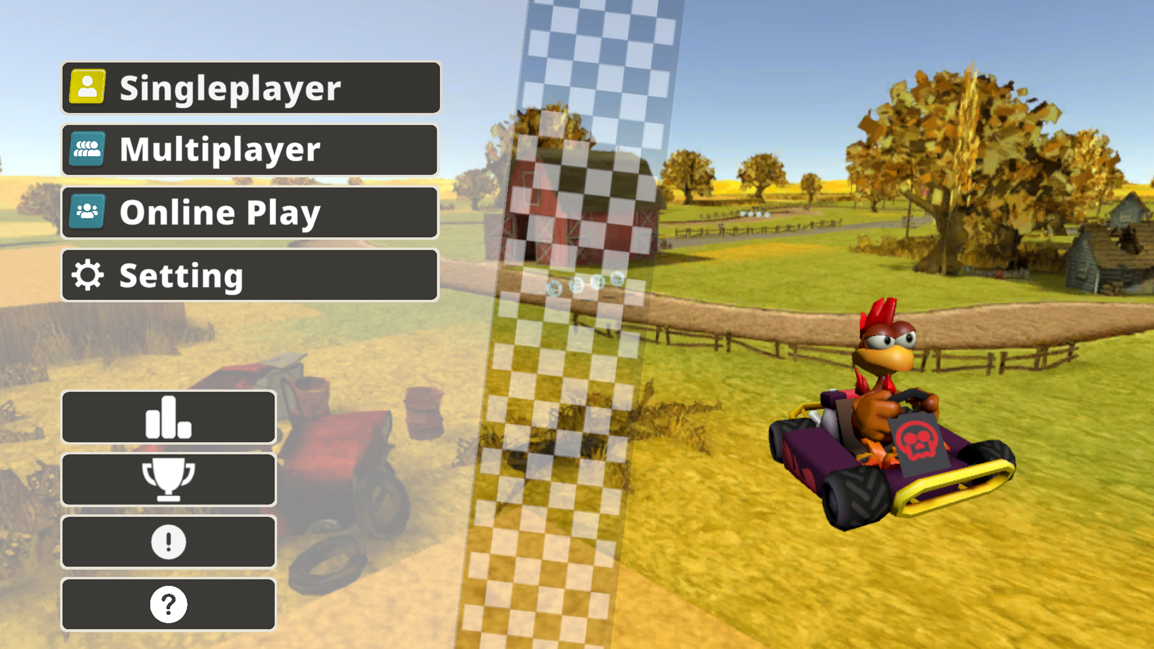 Скриншот №6 к Crazy Chicken Kart 2