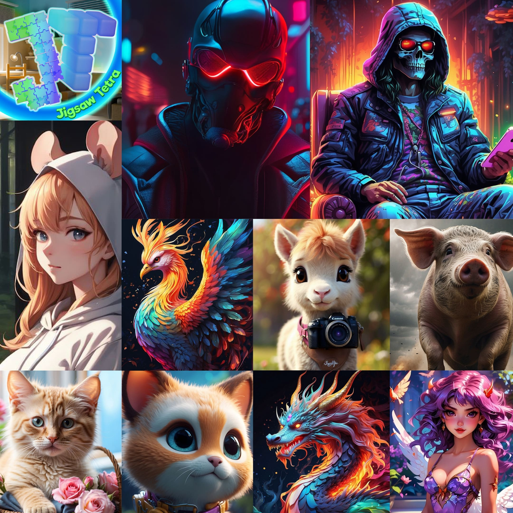 Jigsaw Tetra Avatar Bundle PSN avatar