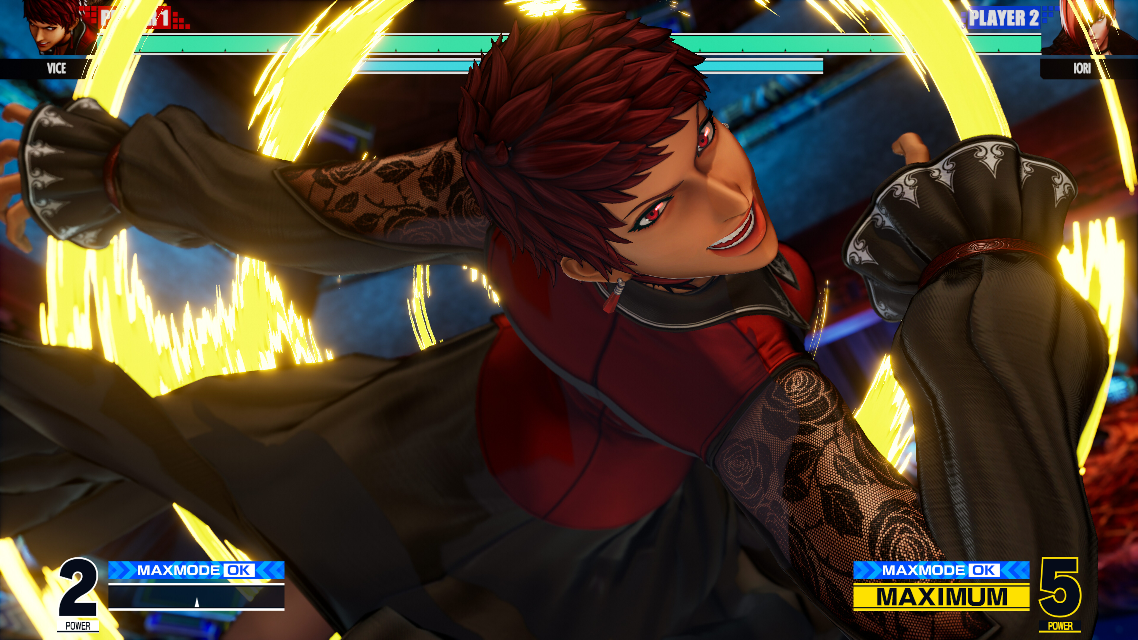 The King of Fighters XV présente Iori Yagami