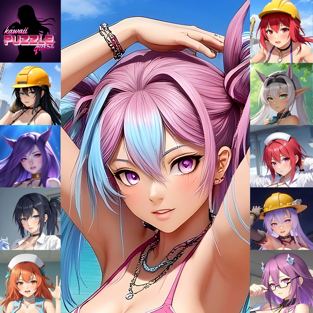 Kawaii Puzzle Quest Avatar Bundle PSN avatar