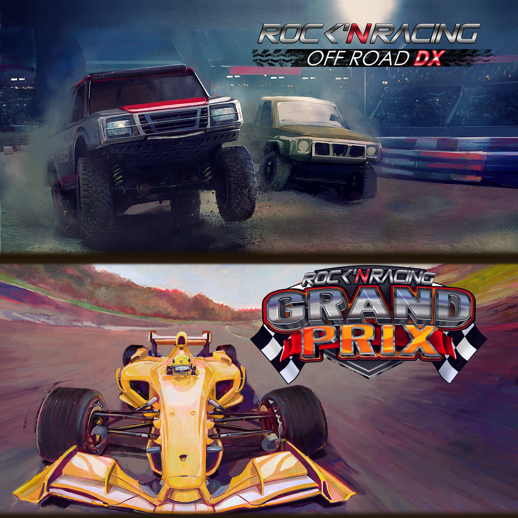Rock 'N Racing Off Road & Grand Prix Bundle