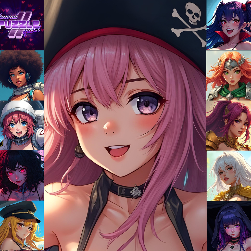 Kawaii Puzzle Quest 2 Avatar Bundle PSN avatar