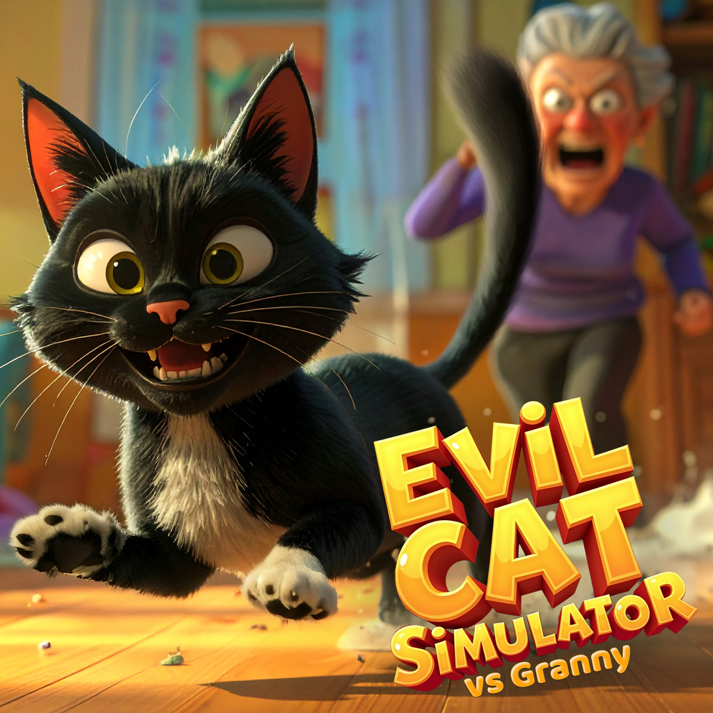 Evil Cat Simulator vs Granny cover