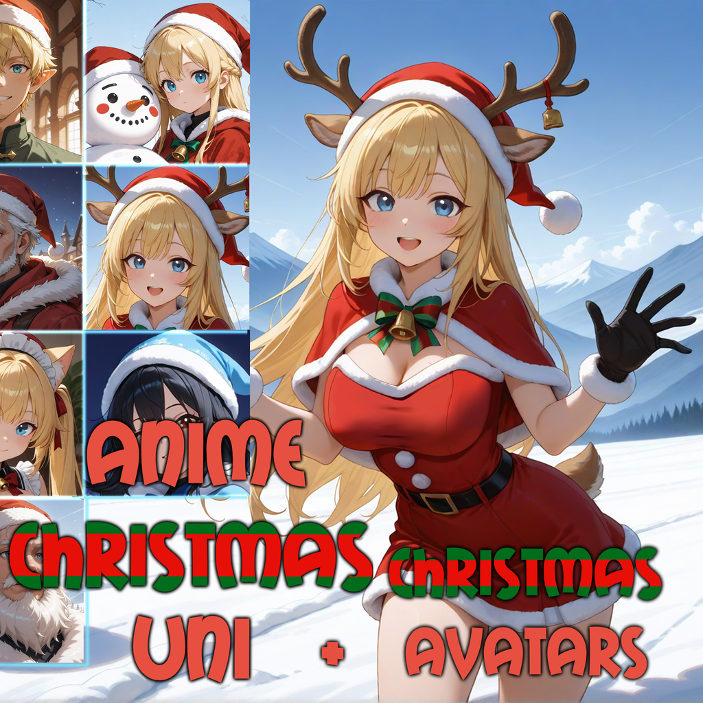 Christmas Bundle: Anime Christmas Uni + Christmas Avatars
