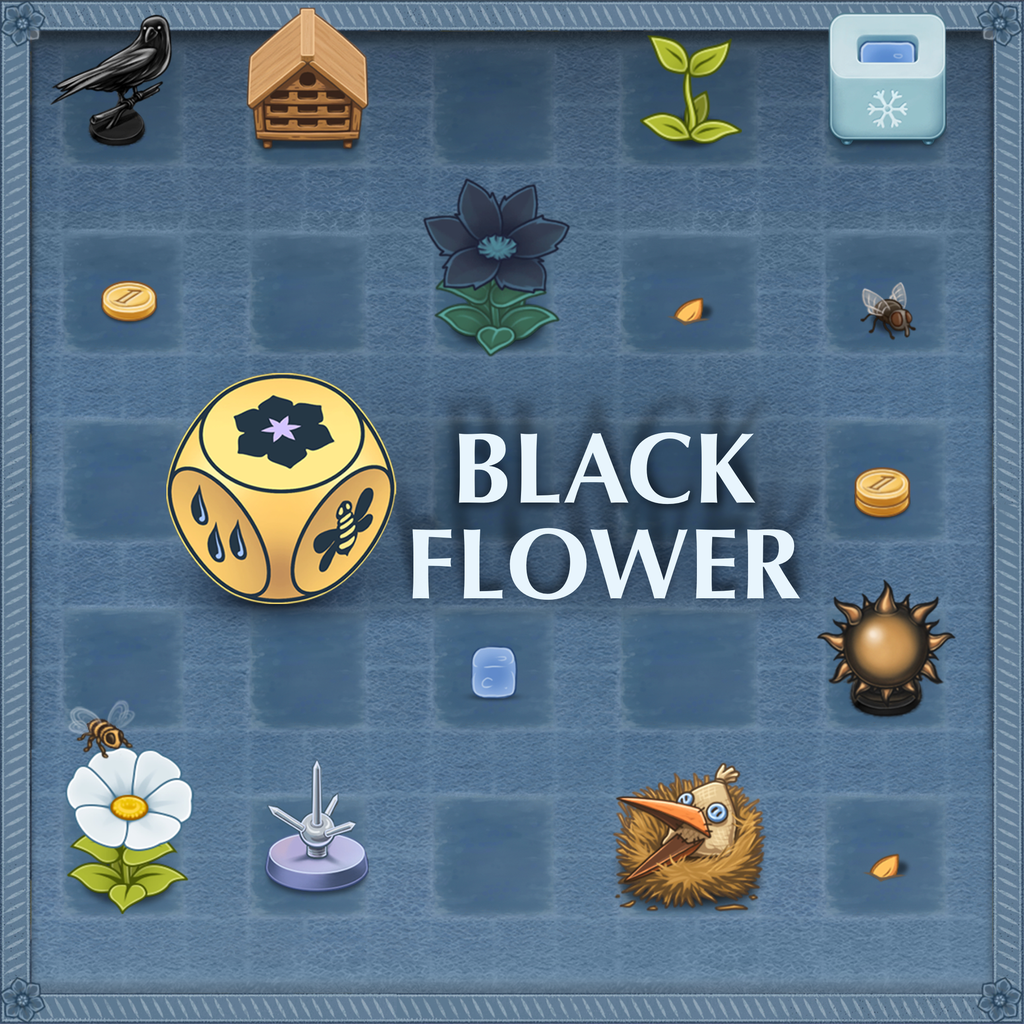 Black Flower cover