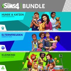 Die Sims 4 Bundle Hunde Katzen Elternfreuden Kleinkind