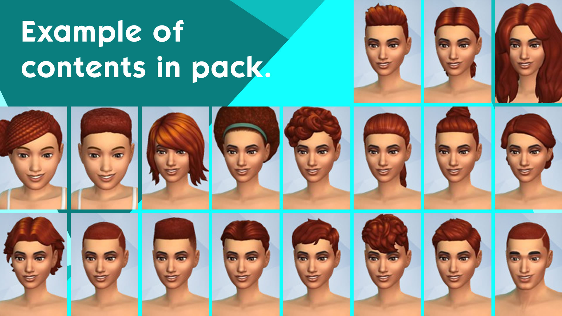 the sims 4 get to work hairstyles