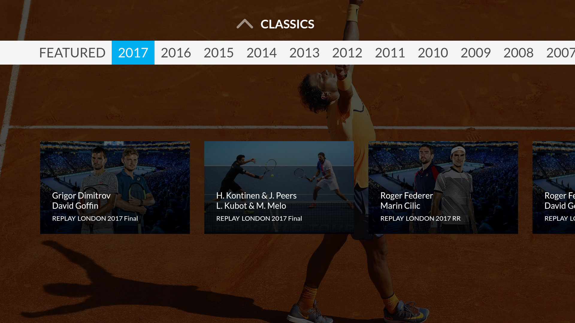 Tennis TV on PS4 Official PlayStation™Store Canada