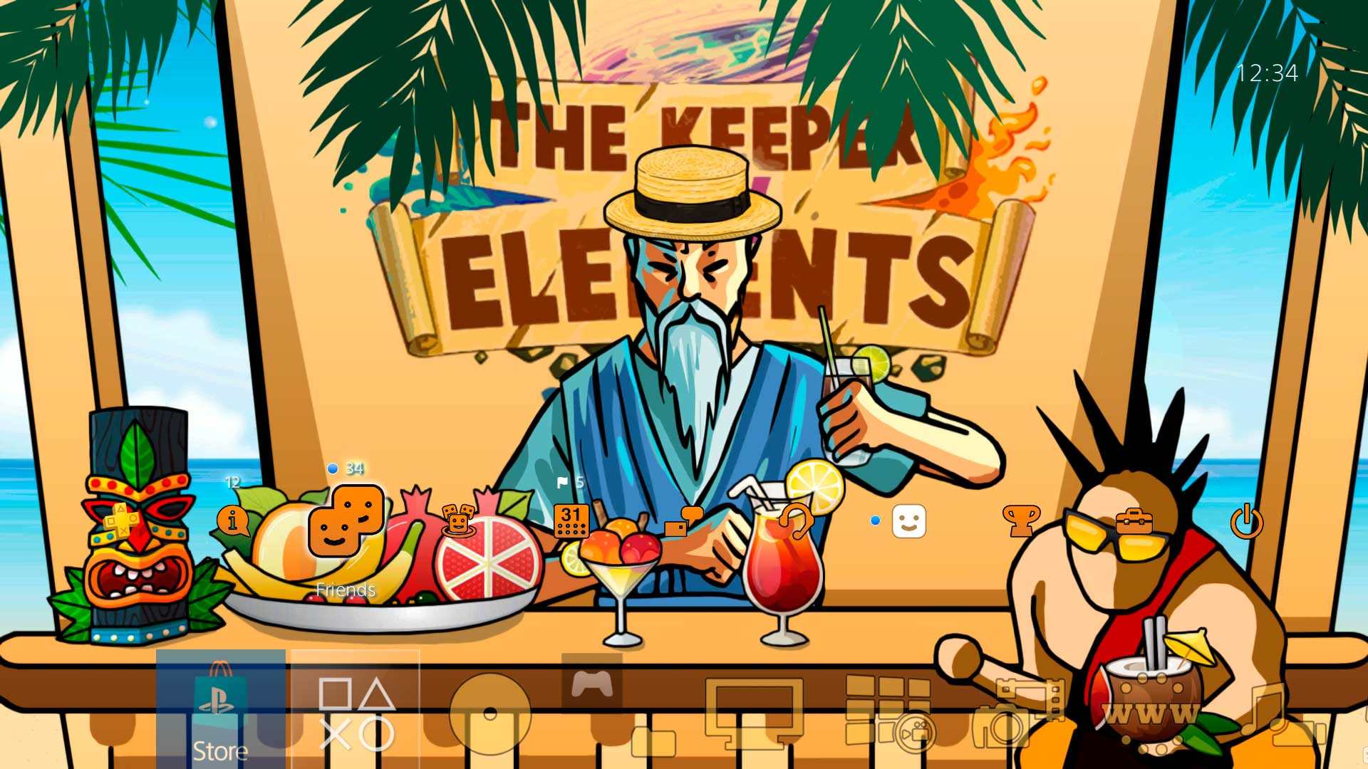 the keeper of 4 elements ps vita