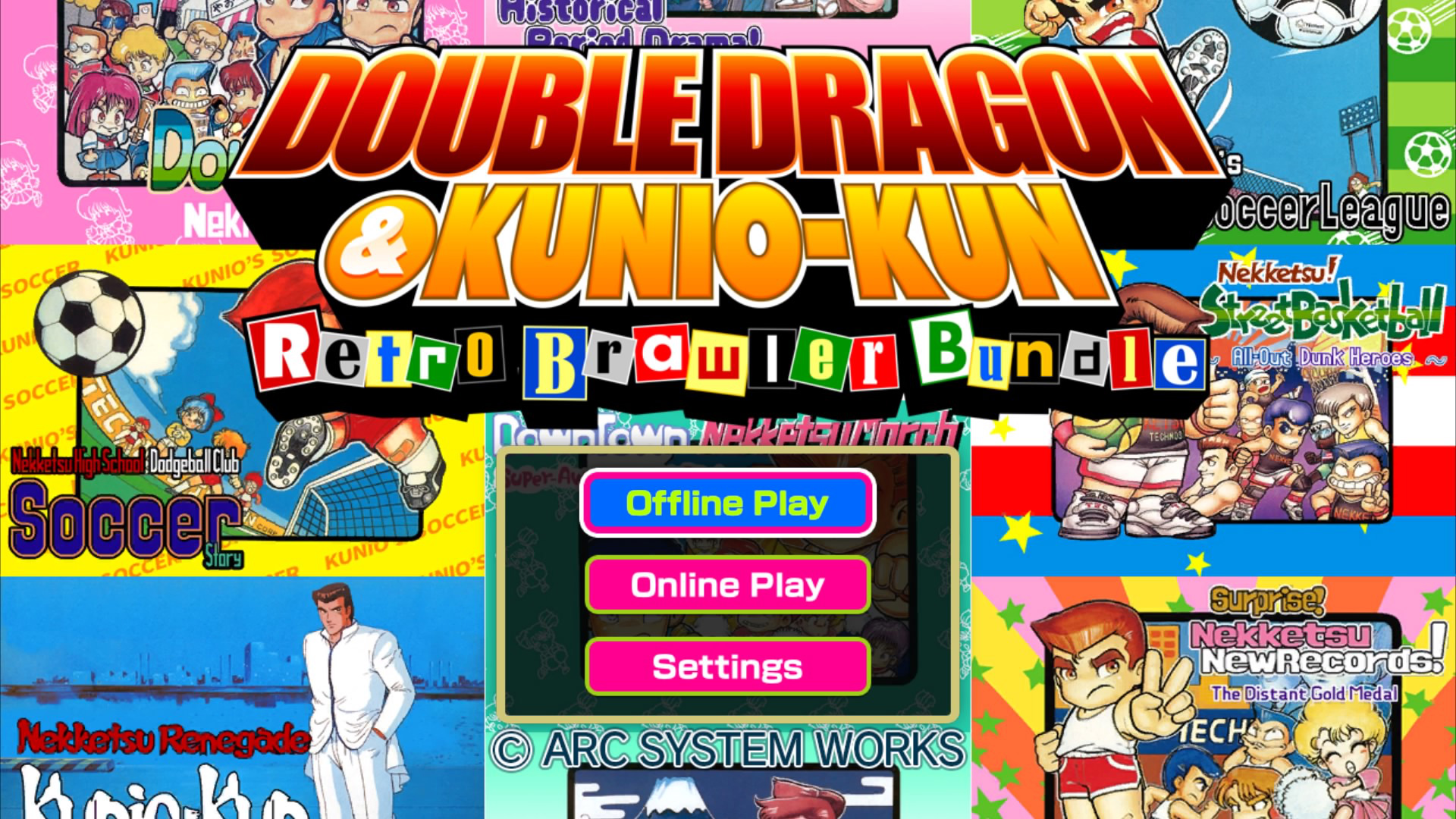 DOUBLE DRAGON & Kunio-kun Retro Brawler Bundle – Arc System Works