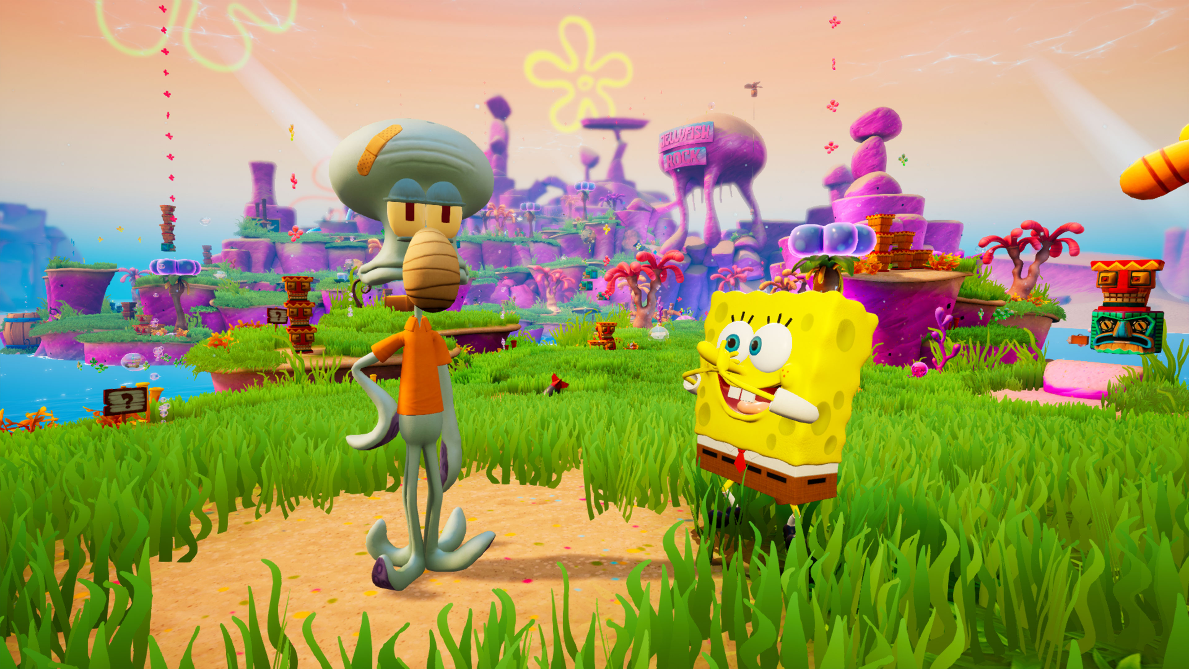 Squarepants battle for bikini bottom. Spongebob Squarepants: Battle for Bikini bottom - rehydrated. Spongebob Squarepants игра. Spanch Bob Squarepants Battle for Bikini bottom. Игра Spongebob Squarepants Battle for Bikini bottom.